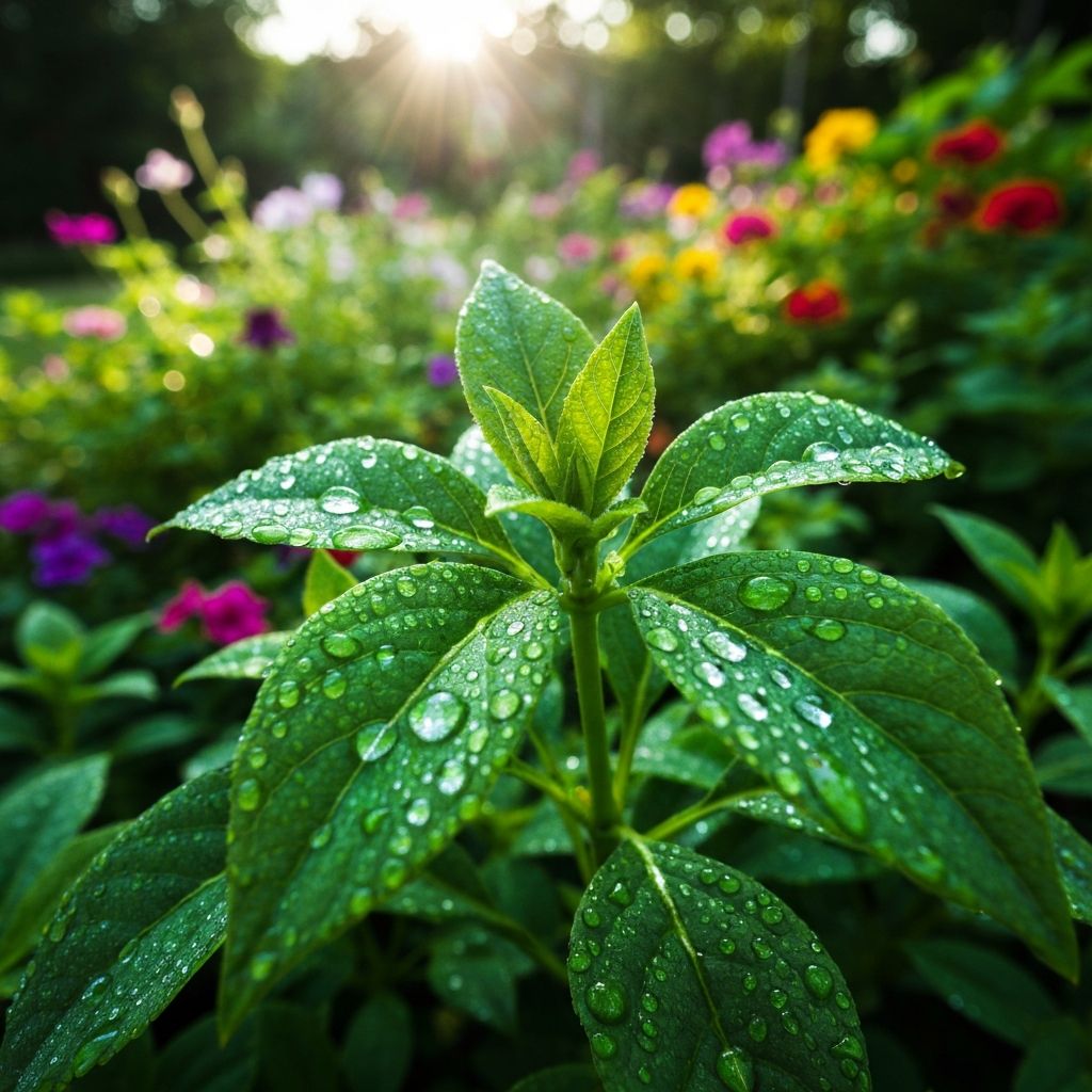Water droplets pattern
